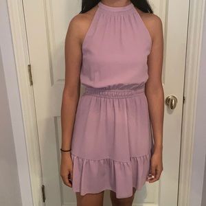 Aritzia Wilfred purple dress